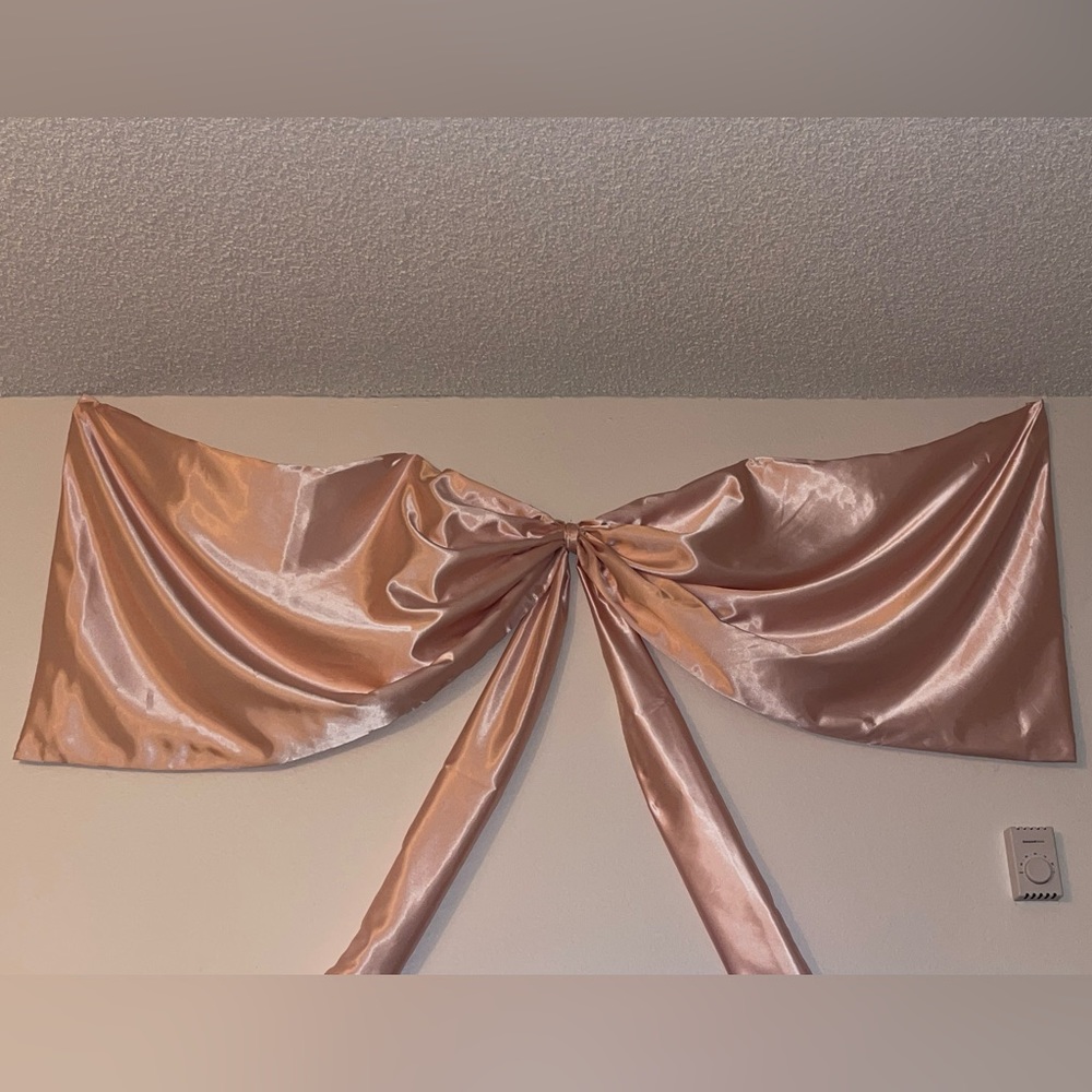 hand made satin bow